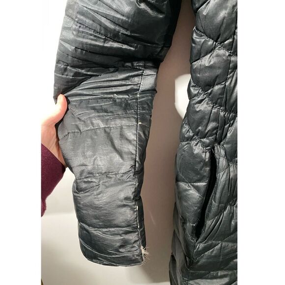 Nike Cascade Hooded Tech Down Puffer Black Quilted Coat Women's Medium - Picture 5 of 12